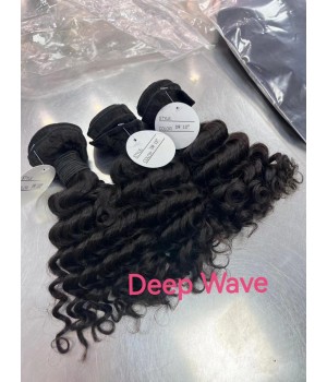 10A Unprocessed Human Hair Extensions  Brazilian Hair Weaving Body Wave/Straight / Curly Wave / Loose Wave / Deep Wave